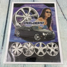2002 Sexy Lady Car Wheels Rims Alba Vtg Print Ad/Poster Promo Art Magazine Page picture
