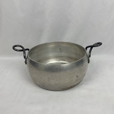 Vintage Wear-Ever Hallite No. 37906 Twisted Handle Stock Pot 5.5 Quart (NO LID) picture