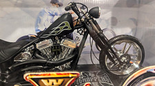 Rare Black West Coast Choppers Cherry CFL 1:10 Scale Jesse James Motorcycle NWB picture