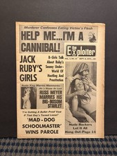 1970 Sept 6th The Exploiter Newspaper, Jack Ruby’s Girls, Nude Rockers (VRN10K) picture