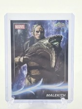 2025 Topps Chrome Marvel Studios Malekith 09/10 Black Geometric Refractor Thor  picture