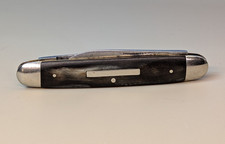 Vintage William Rodgers Buffalo Horn 2 Blade Pen Knife 'I Cut My Way' Sheffield picture