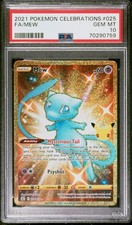 Mew 025 PSA 10 Celebrations Pokemon Card Game picture
