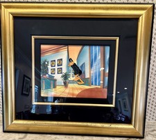 Daffy Duck Original Production Cel Quackbusters 1988 Warner Bros Framed GFA COA picture