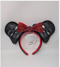 Hongkong Disney authentic Star Wars Darth Vader Empire Red Minnie Ears Headband picture