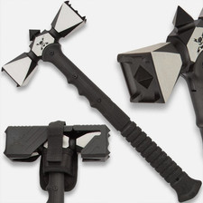 M48 Double-Headed War Hammer with Sheath | Stainless Steel Head | 17