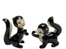 Napco Vintage 1950s Skunks Stinky & Phewie Salt & Pepper Shakers picture