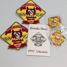 Vintage 1997 Honda Hoot Great Smoky Mountain Rally Patches Pins & Schedule Lot picture