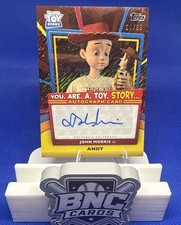 2025 Topps Disney 30 Years Of Toy Story ANDY JOHN MORRIS Signed Auto YRT-JM /99 picture