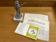 Perth Pewter Sculpture Lionel Forrest American Rifleman On Marble Base picture