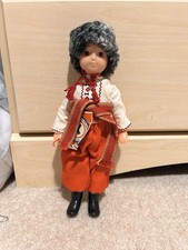 Vintage 1975 Soviet Ukrainian Folk Doll “Ivasyk” Kiev Pobeda With Hat & Tags picture
