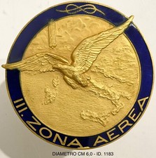 REGIA AERONAUTICA IIIa ZONA AEREA TERRITORIALE MEDAGLIA COMANDO ROMA VENTENNIO picture