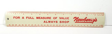Vintage Newberry's Department Store Metal Ruler Advertising picture