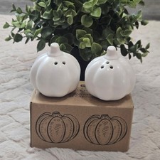 Talking Tables White Pumpkin Salt and Pepper Shaker picture