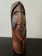 Vintage Squamish Nation Wood Carving Greg Joseph picture