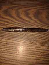 Vtg 1944 Parker Vacumatic Major Jewel Golden Pearl Fountain Pen 14K untested picture