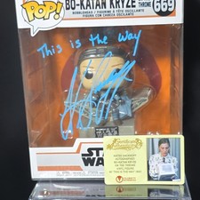 Bo-Katan On Throne Funko Pop, Katee Sackhoff, Pop #669 Celebrity Authentics  picture