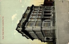 1909 Boys' High School Louisville KY Kentucky Architecture Litho Postcard picture