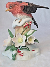 Lenox 2011 Christmas Purple Finch Figurine Limited Edition - Mint Condition picture