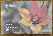 Saskatchewan Official Highway Map 1978 picture