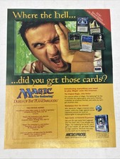 1998 Magic The Gathering MTG Print Ad Magazine Pull Duels of the Planeswalkers picture