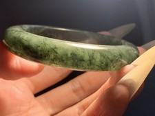 56.6mm Rare Natural Green Rutilated Crystal Quartz Bangle/wealth and career picture