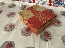 Budweiser Crested Barrel Tumblers Set Of Six In The Box 1950’s picture