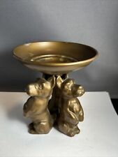 Antique Bronze Scotty Dog Candy Dish picture
