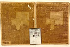 1912 SF Examiner Mat Flong Proof Set TR Taft Magdalena Bay Espionage Matrix Rare picture