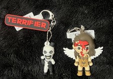 Terrifier Series 1 Figural Bag Clips 10pc Lot BOTH CHASES Sienna Pale Girl Art picture