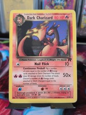 Pokemon Dark Charizard Rare Team Rocket Card 21/82 Non holo - PLAYED picture