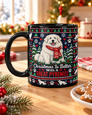 Great Pyrenees Christmas Gift,Great Pyrenees Gift Idea,Pyrenean Mountain Dog Mug picture