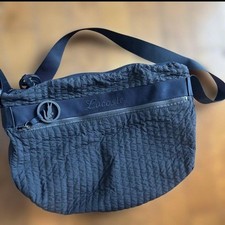 Lacoste Shoulder Bag Navy Quilting Women Rare French Model LImited Edition VHTF picture