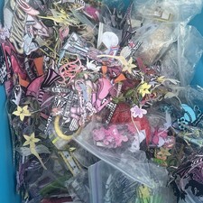 Vintage Junk Drawer Lot Of 100 Random Iron On Patches Appliqué Shoes Embroidered picture