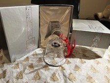 1984 Lenox Crystal Bell Christmas Ornament with Box- 2nd in Series picture