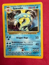 Gyarados 6/102 Base Set Holo Rare Unlimited WOTC Pokémon Card picture