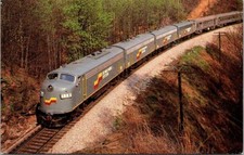Postcard A 121, Seaboard Systems F-units ina A-B-B-A lashup, Altapass, NC picture