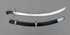 Handmade Karabela Sword Ottoman Style Curved Blade With Scabbard 38” Collectible picture