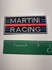 Martini Racing Banner Embroidered Iron On Sew Patch Est. 4