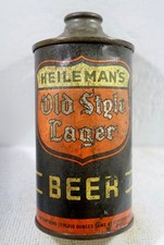 Heileman's Old Style La Crosse Wisconsin Cone Top Beer Can picture