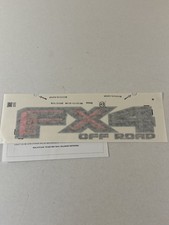 Ford FX4 Off Road Pickup Bed Side Decal Sticker Grey Red HC3Z-9925622-BA Genuine picture