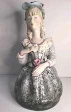 Lovely CORDEY VICTORIAN Lacy Green LADY FIGURINE 9