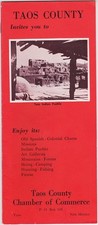 1950's Taos County New Mexico Promotional Brochure  picture