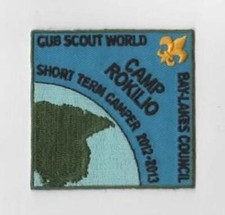 2012-2013 Camp Rokilio Cub Scout World Bay-Lakes Council DGR [CA-2402] picture