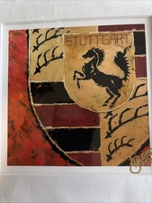 Stuttgart Badge 1 Micro Matted Print Lyn Hiner Artist picture