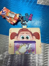 Loungefly Disney Pixar Finding Nemo Darla Fish Tank Lanyard Cardholder Charm New picture