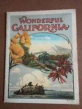 1920's Booklet Wonderful California Traveling Through An Orange Grove Woolworth picture
