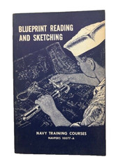 Blueprint Reading and Sketching Navy Training Courses NAVPERS 10077- 1960 - New picture