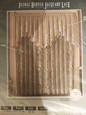 Vintage 1997 Lace Curtains 2 Panels 58