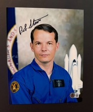 Robert L. Stewart Rare autographed signed astronaut NASA 8x10 photo Beckett BAS picture